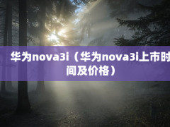 Ϊnova3iΪnova3iʱ估۸